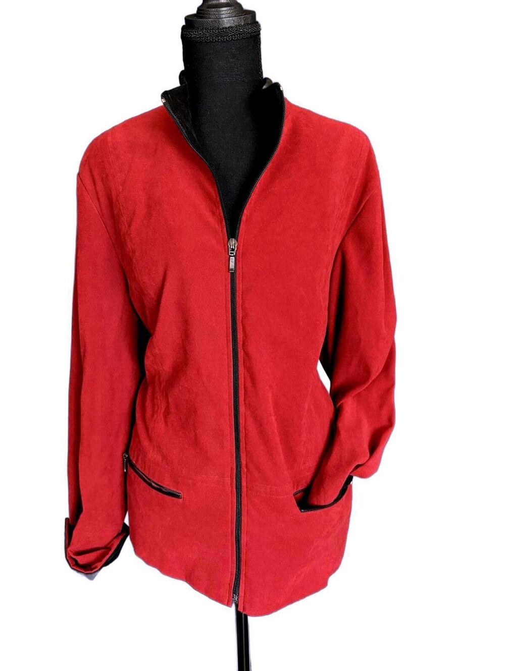 Woman's Vintage -JM Collection- Zip Up, Size 16